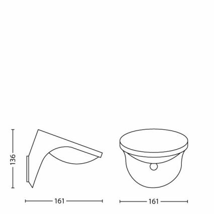 Philips - Sonnenlichtsensor 1xLED/1W/3,7V