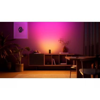 Philips - Set mit 2x dimmbaren LED RGBW-Projektionsleuchten Hue PLAY LED/20W/230V 2000–6500K schwarz