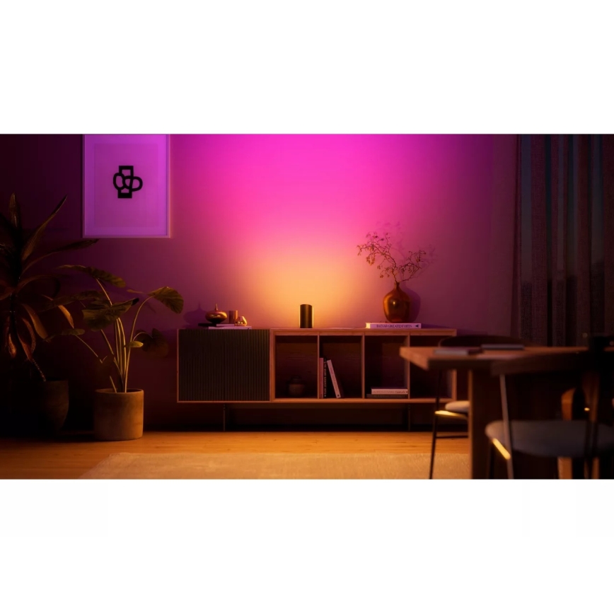 Philips - Set mit 2x dimmbaren LED RGBW-Projektionsleuchten Hue PLAY LED/20W/230V 2000–6500K schwarz
