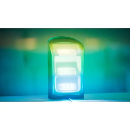 Philips - Set mit 2x dimmbaren LED RGBW-Projektionsleuchten Hue PLAY LED/20W/230V 2000–6500K schwarz