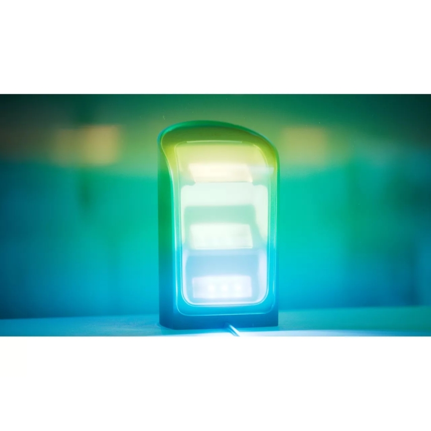Philips - Set mit 2x dimmbaren LED RGBW-Projektionsleuchten Hue PLAY LED/20W/230V 2000–6500K schwarz