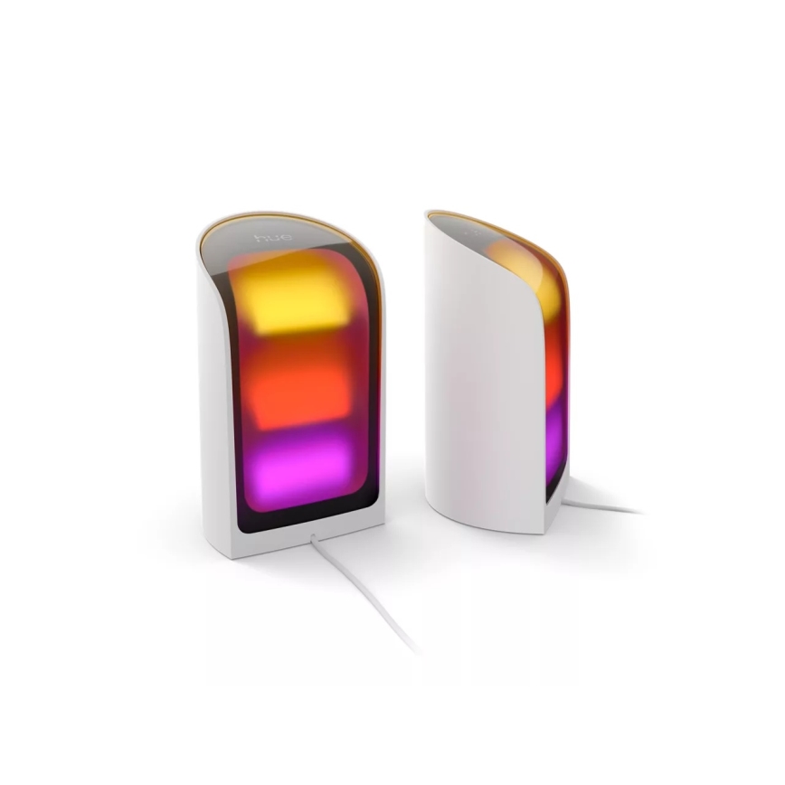 Philips - 2er-Set Hue PLAY dimmbare LED RGBW-Projektionsleuchte LED/20W/230V 2000–6500K weiß