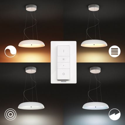 Philips - LED dimmbare Hängeleuchte an Kabel Hue AMAZE LED/39W/230V + Fernbedienung