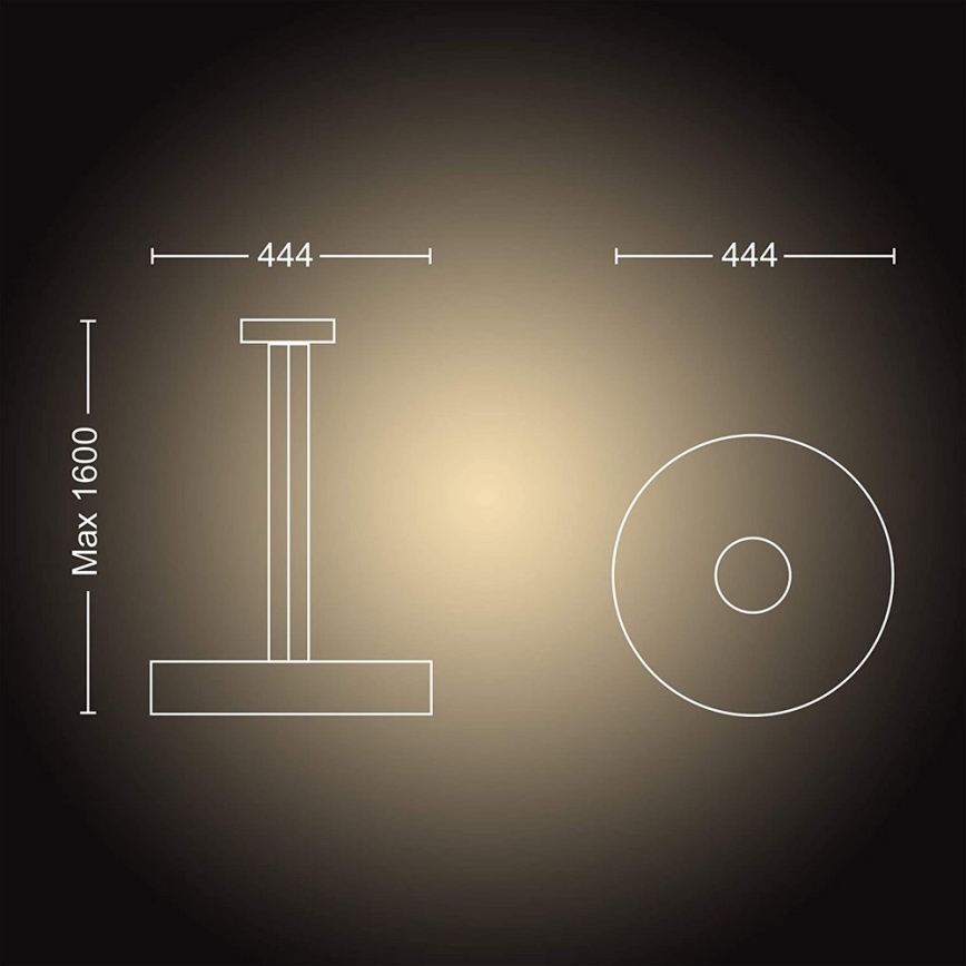 Philips - LED dimmbare Hängeleuchte an Seil FAIR LED/33,5W/230V 2200-6500K + Fernbedienung