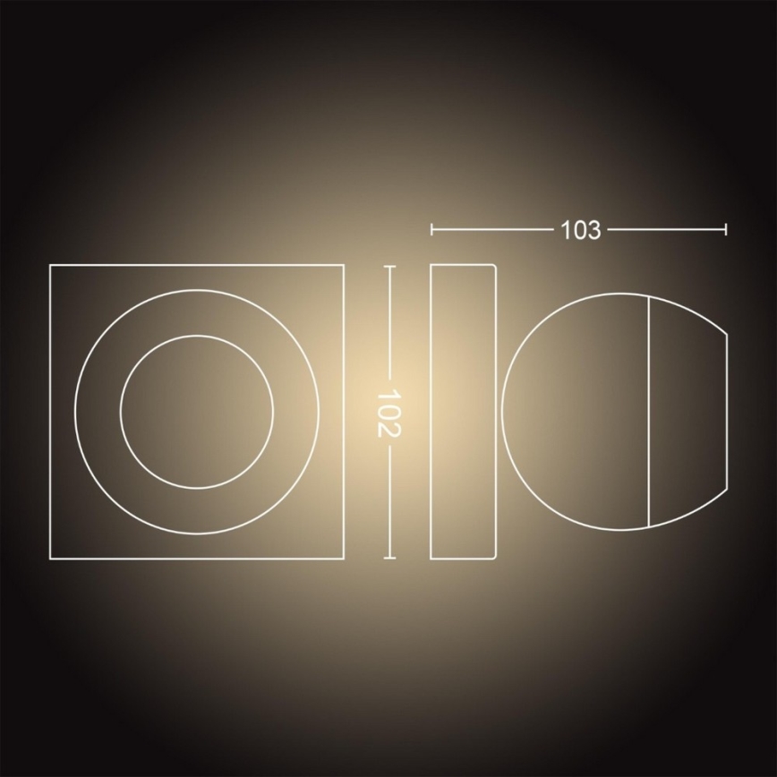 Philips - LED dimmbares Spotlicht Hue BUCKRAM 1xGU10/5W/230V + Fernbedienung