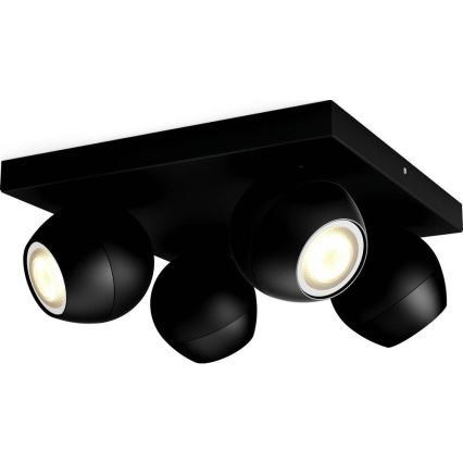 Philips - LED dimmbare Einbauleuchte Hue BUCKRAM 4xGU10/5W/230V + Fernbedienung