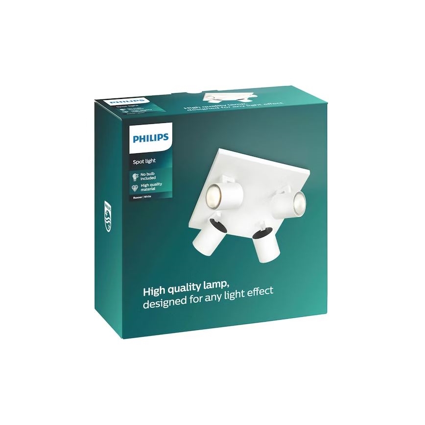 Philips - Einbauleuchte 4xGU10/50W/230V