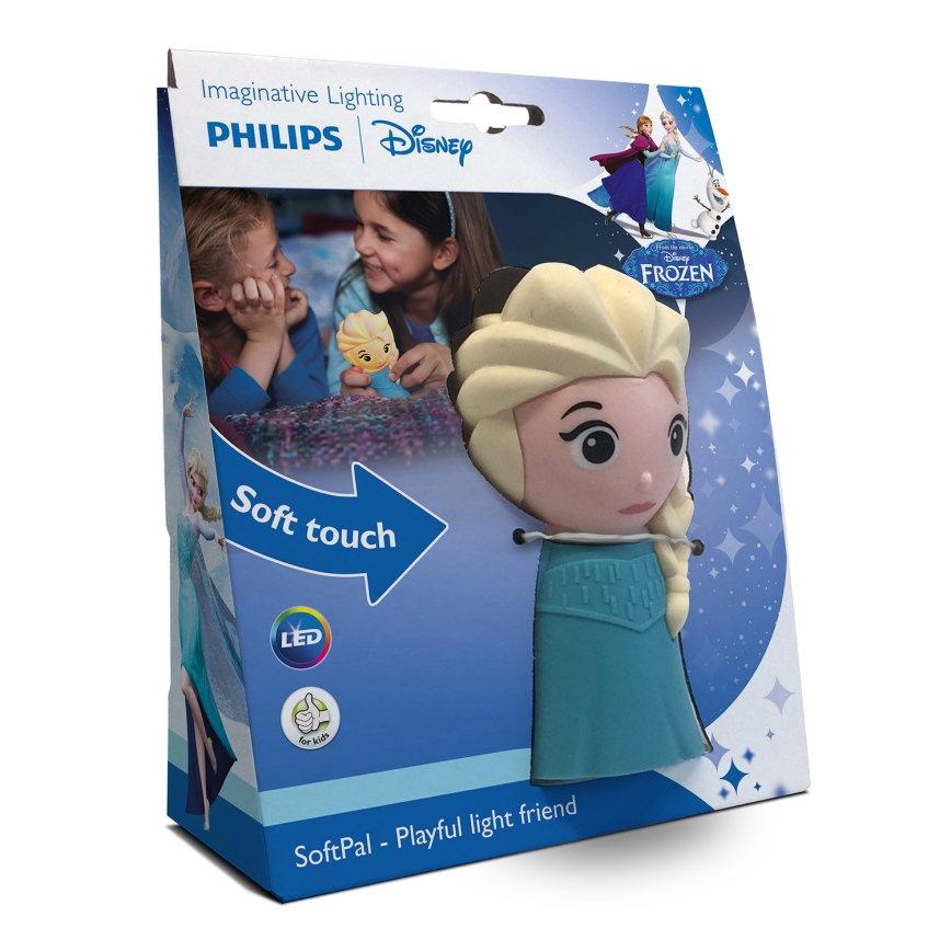 Philips 71768/03/16 - Kinderleuchte DISNEY ELSA LED/2xAAA