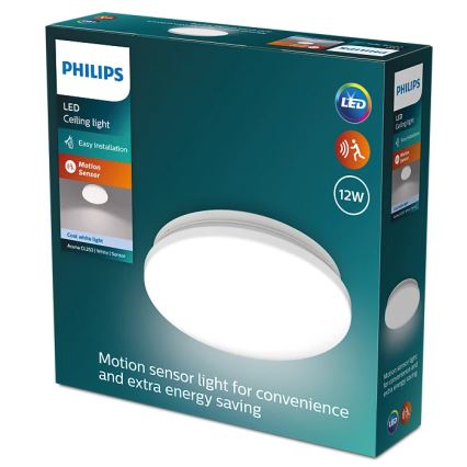 Philips - LED Deckenleuchte mit Sensor ACUNA LED/12W/230V 4000K