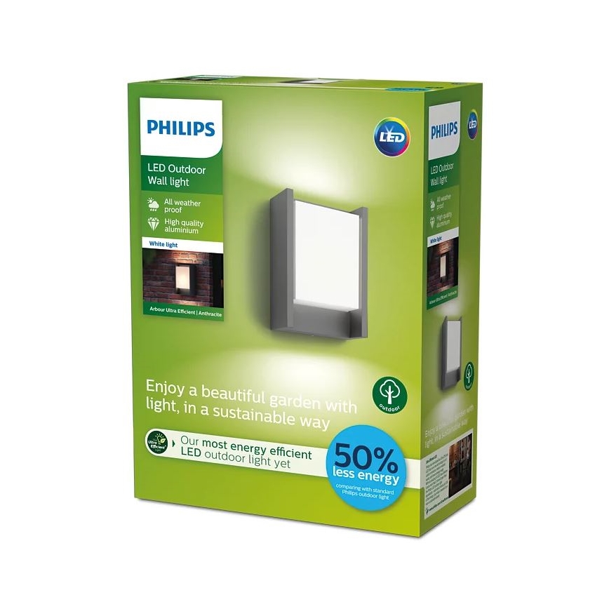 Philips - LED Außenwandleuchte LED/3,8W/230V 3000K IP44