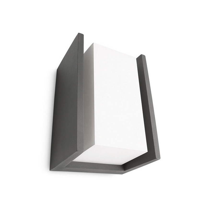 Philips - Außenwandbeleuchtung BRIDGE 1xE27/15W/230V IP44