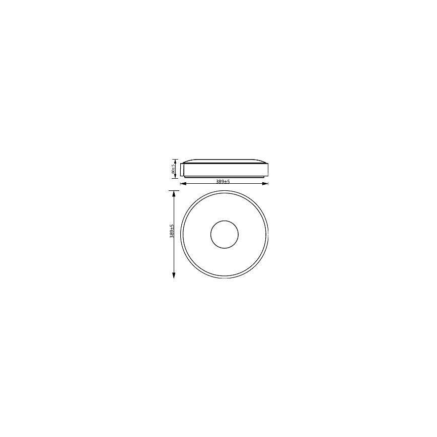 Philips - LED dimmbare Deckenleuchte COINER SCENE SWITCH LED/24W/230V 2700K schwarz