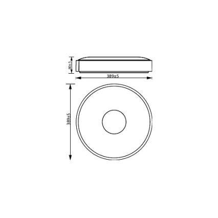 Philips - LED dimmbare Deckenleuchte COINER SCENE SWITCH LED/24W/230V 2700K Weiß