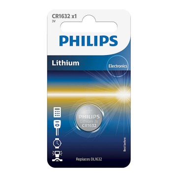 Philips CR1632/00B - Lithium-Knopfzellenbatterie CR1632 MINICELLS 3V 142mAh