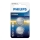 Philips CR2032P2/01B - 2 Stück Lithium-Knopfzellenbatterie CR2032 MINICELLS 3V 240mAh