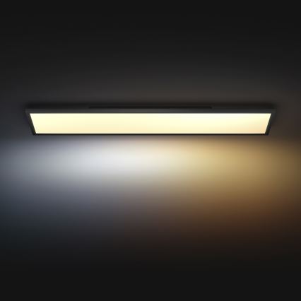 Philips - Dimmbare LED-Deckenleuchte Hue AURELLE LED/39W/230V 2200-6500K 120x30 cm schwarz