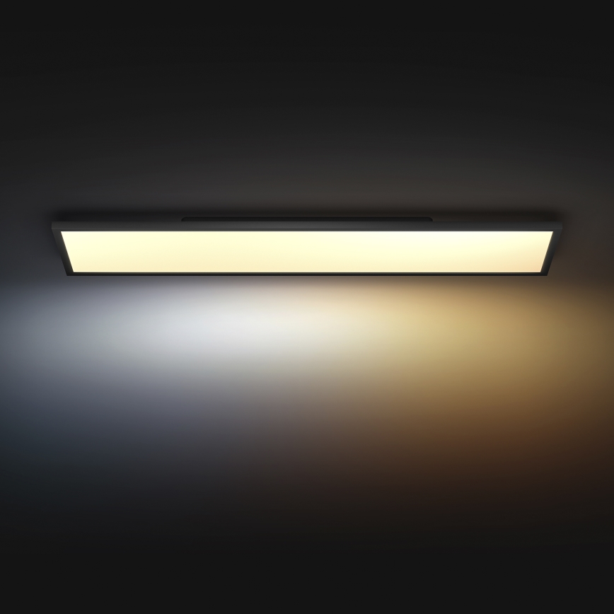 Philips - Dimmbare LED-Deckenleuchte Hue AURELLE LED/39W/230V 2200-6500K 120x30 cm schwarz