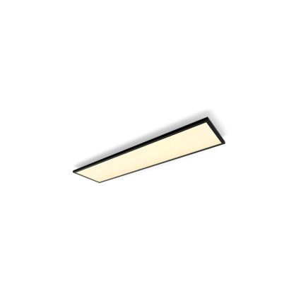 Philips - Dimmbare LED-Deckenleuchte Hue AURELLE LED/39W/230V 2200-6500K 120x30 cm schwarz