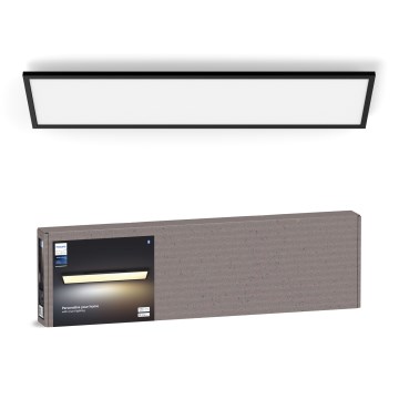 Philips - Dimmbare LED-Deckenleuchte Hue AURELLE LED/39W/230V 2200-6500K 120x30 cm schwarz