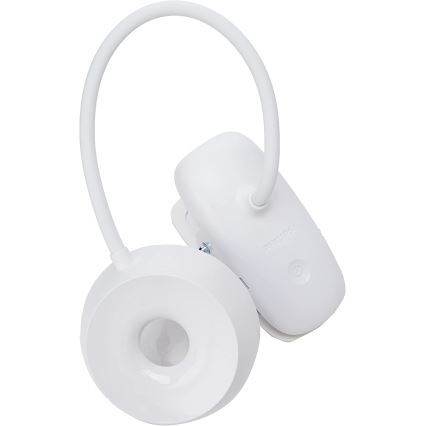 Philips - Dimmbare LED-Leuchte mit Klemme DONUTCLIP LED/3W/5V 1200 mAh CRI 90 weiß