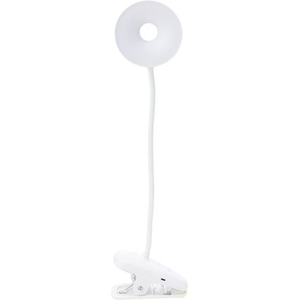 Philips - Dimmbare LED-Leuchte mit Klemme DONUTCLIP LED/3W/5V 1200 mAh CRI 90 weiß
