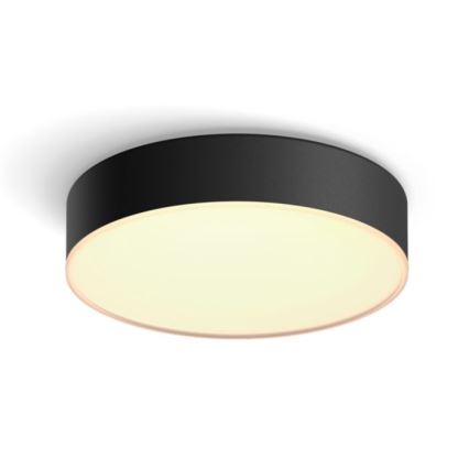 Philips - Dimmbare LED-Deckenleuchte Hue LED/9,6W/230V 2200-6500K d 261 mm schwarz + Fernbedienung