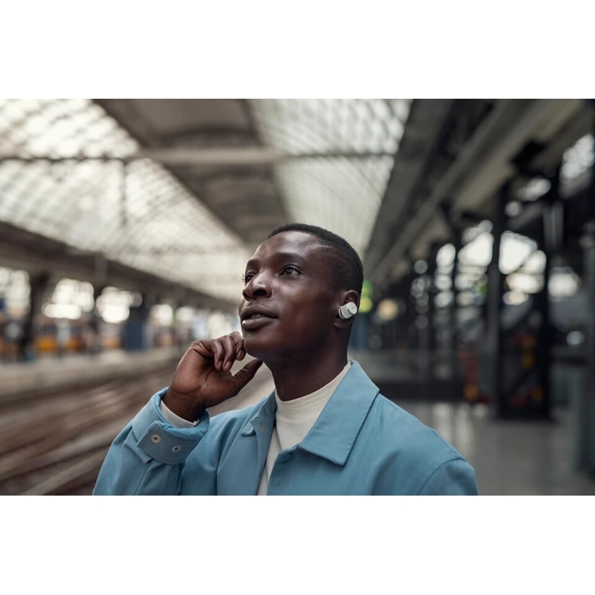 Philips Fidelio T1WT/00 - Kabellose In-Ear-Kopfhörer IPX4 2x 60 mAh + 650 mAh silbern