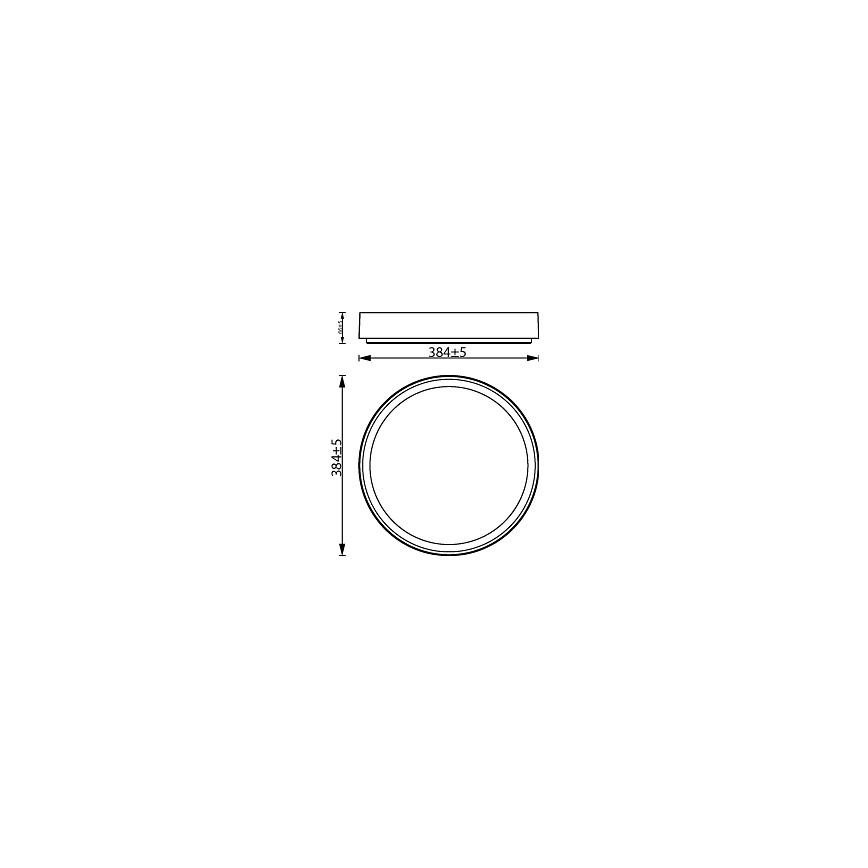 Philips - LED dimmbare Deckenleuchte HANNO LED/24W/230V 2700K weiß