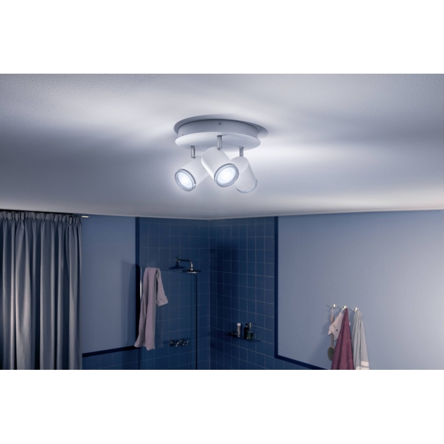 Philips - LED dimmbares Badezimmerleuchte Hue ADORE 3xGU10/5W/230V IP44 + Fernbedienung