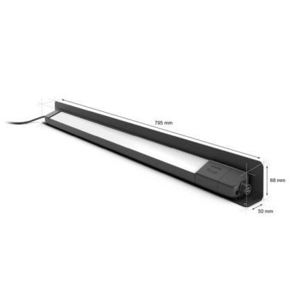 Philips - LED RGBW dimmbares Außenleuchte Hue White and Color Ambiance LED/20W/24V IP65