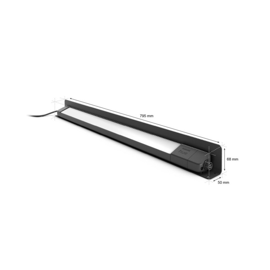 Philips - LED RGBW dimmbares Außenleuchte Hue White and Color Ambiance LED/20W/24V IP65