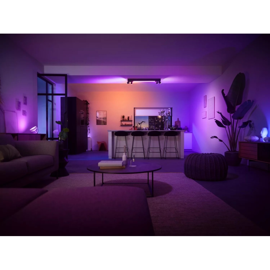 Philips - LED RGBW dimmbares Einbauleuchte Hue CENTRIS 4xGU10/4,2W/230V + LED/11W 2000-6500K