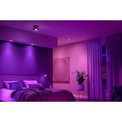 Philips - SET 3x dimmbare LED RGBW Einbauleuchten Hue CENTURA 1xGU10/4,2W/230V 2000-6500K