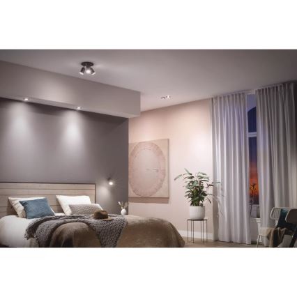 Philips - SET 3x dimmbare LED RGBW Einbauleuchten Hue CENTURA 1xGU10/4,2W/230V 2000-6500K