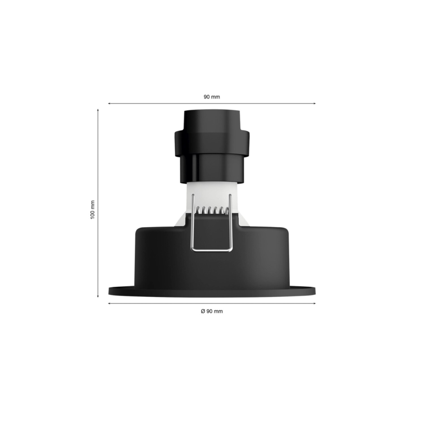 Philips - SET 3x dimmbare LED RGBW Einbauleuchten Hue CENTURA 1xGU10/4,2W/230V 2000-6500K