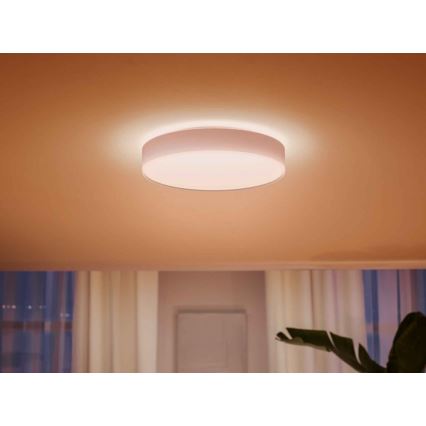Philips - LED dimmbare Deckenleuchte Hue LED/33,5W/230V 2200-6500K Ø 425 mm Weiß + Fernbedienung