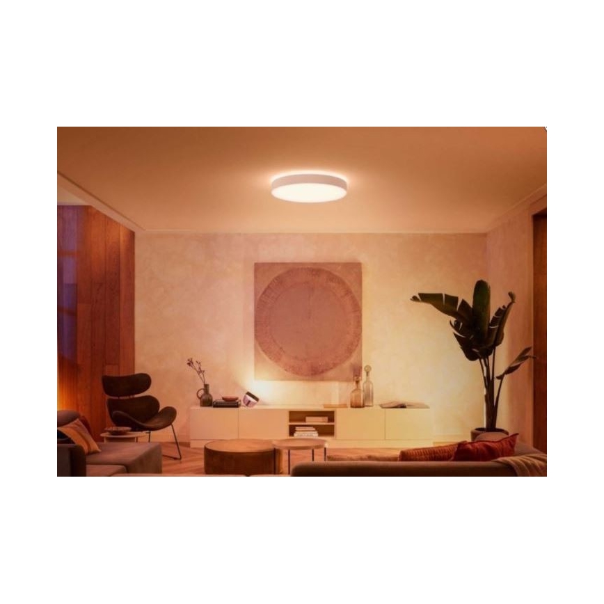 Philips - LED dimmbare Deckenleuchte Hue LED/48W/230V 2200-6500K Ø 551 mm weiß + Fernbedienung