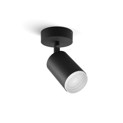 Philips - LED RGBW dimmbares Einbauleuchte Hue FUGATO 1xGU10/4,2W/230V 2000-6500K schwarz