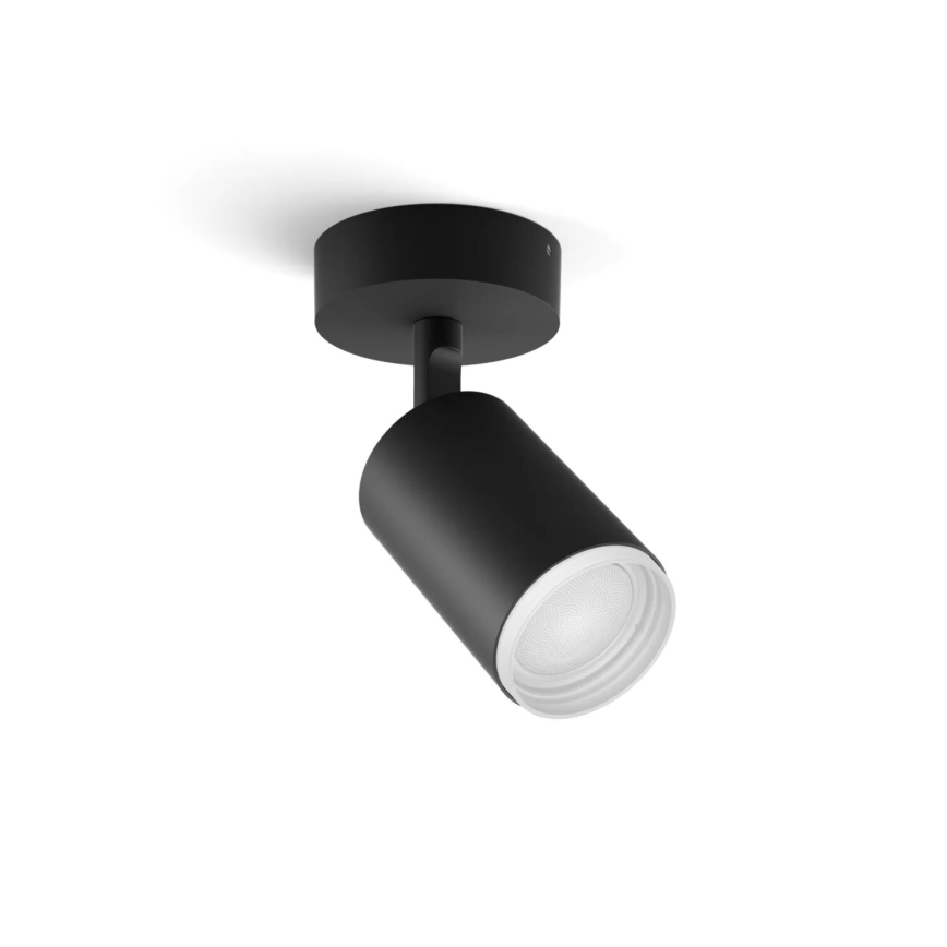 Philips - LED RGBW dimmbares Einbauleuchte Hue FUGATO 1xGU10/4,2W/230V 2000-6500K schwarz