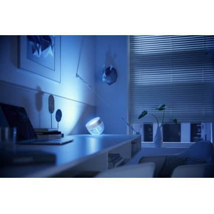 Philips - LED RGB dimmbare Tischlampe Hue IRIS LED/8,2W/230V 2000-6500K silber
