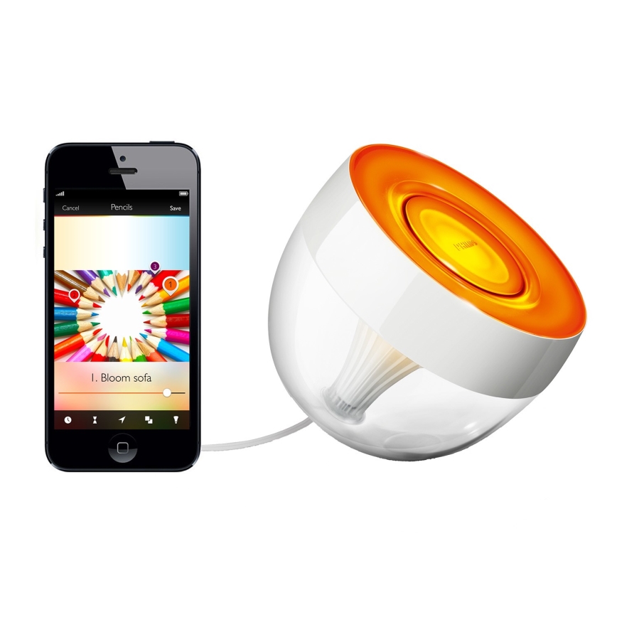 Philips - LED RGB dimmbare Tischlampe Hue IRIS LED/8,2W/230V 2000-6500K weiß