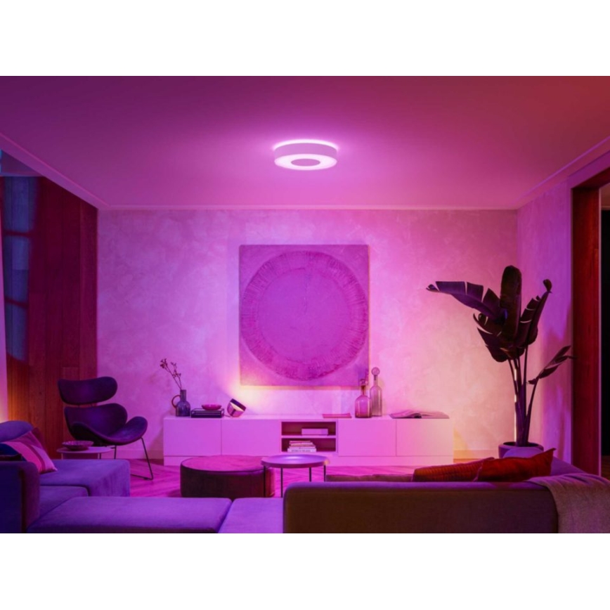 Philips - LED RGB dimmbares Deckenleuchte Hue INFUSE LED/33,5W/230V 2000-6500K Ø 381 mm weiß