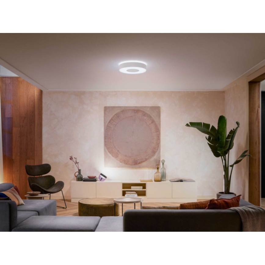 Philips - LED RGB dimmbares Deckenleuchte Hue INFUSE LED/33,5W/230V 2000-6500K Ø 381 mm weiß