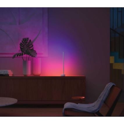 Philips - LED RGB dimmbare Tischlampe Hue SIGNE LED/12W/230V 2000-6500K Weiß