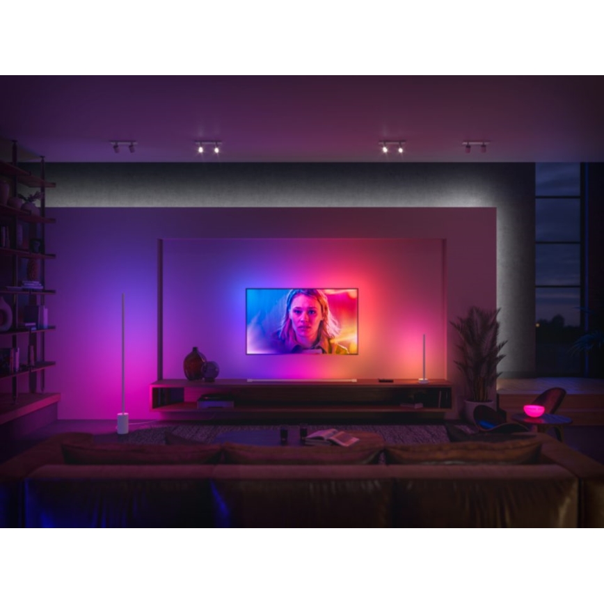 Philips - LED RGBW dimmbare Stehlampe Hue SIGNE LED/29W/230V 2000-6500K weiß