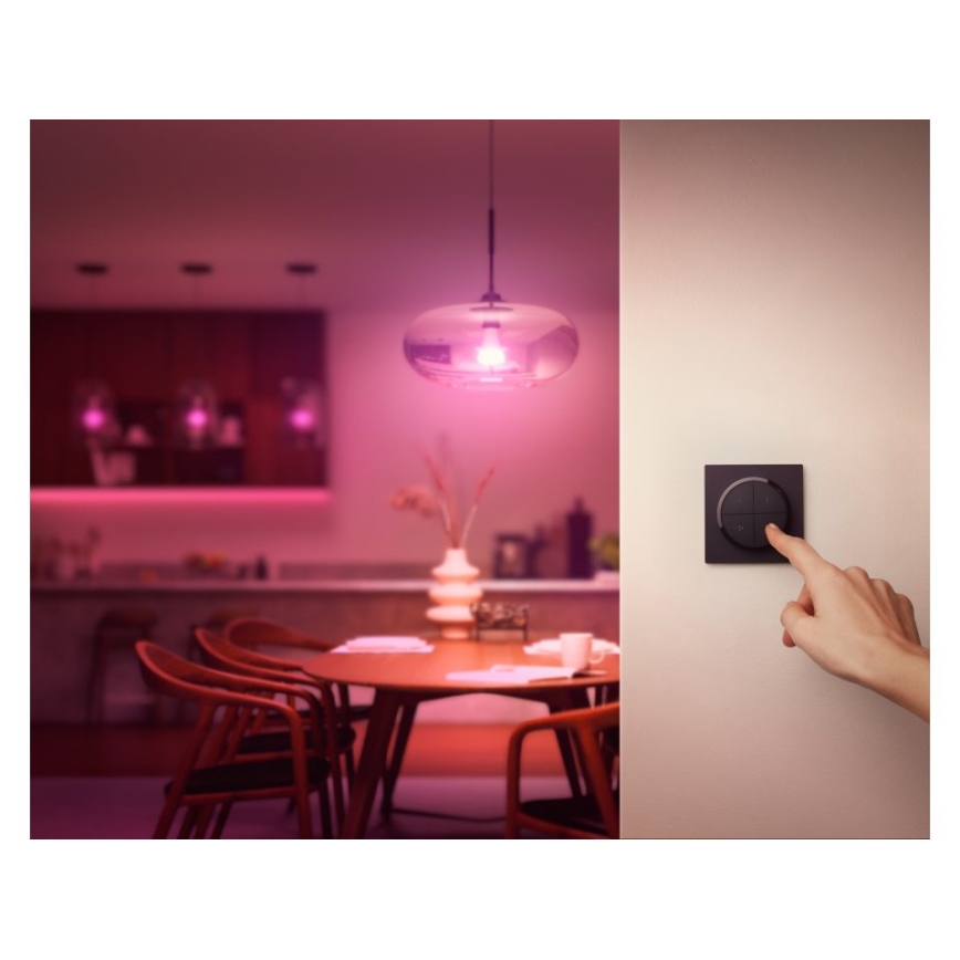Philips - Fernbedienung mit Schalter Hue TAP 1xCR2032 schwarz