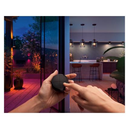 Philips - Fernbedienung mit Schalter Hue TAP 1xCR2032 schwarz