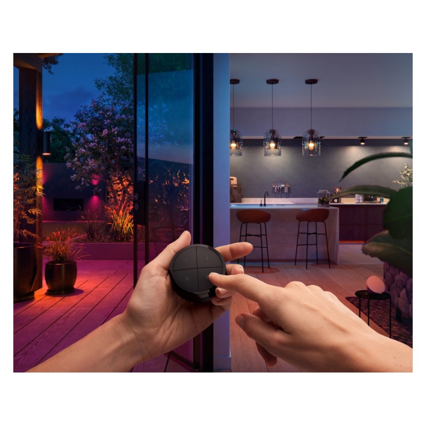 Philips - Fernbedienung mit Schalter Hue TAP 1xCR2032 schwarz