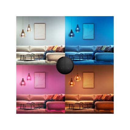 Philips - Fernbedienung mit Schalter Hue TAP 1xCR2032 schwarz