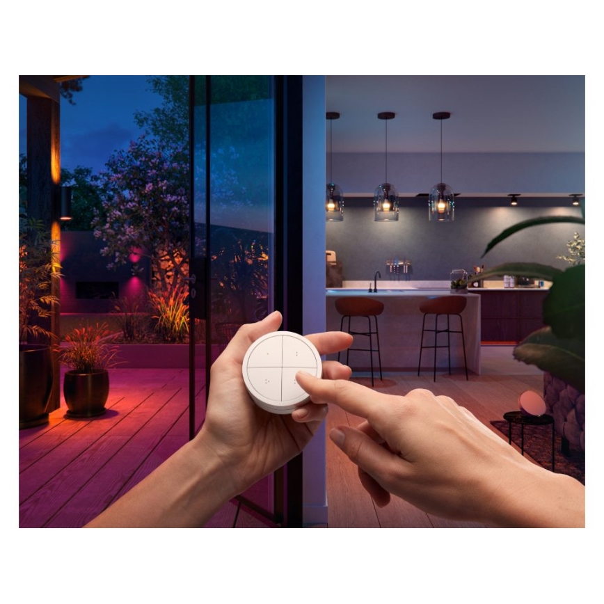 Philips - Fernbedienung mit Schalter Hue TAP 1xCR2032 weiß